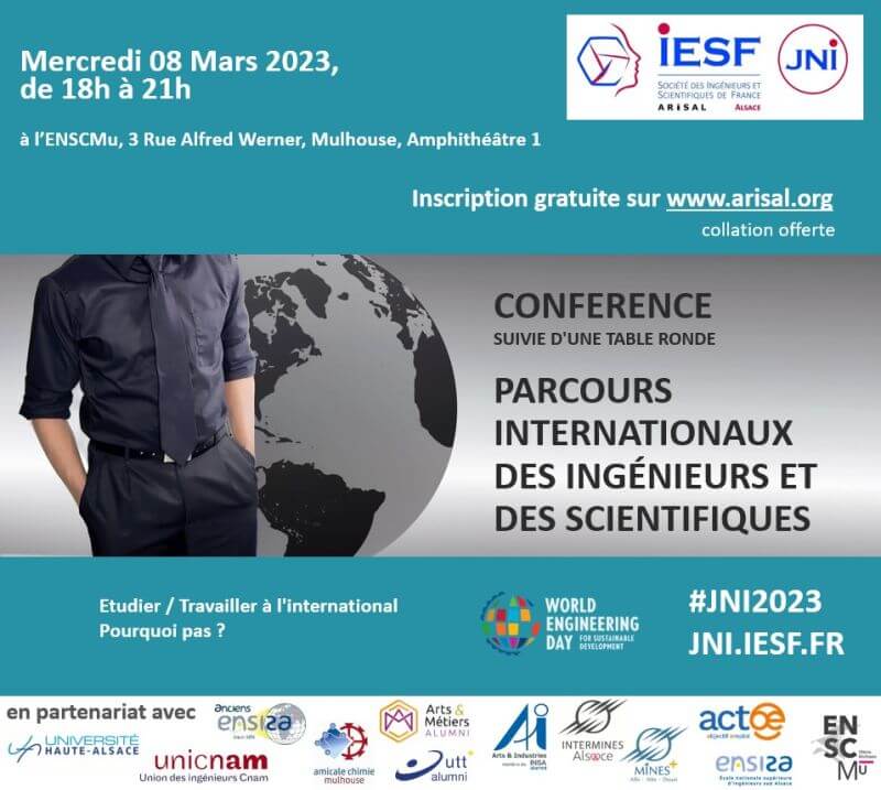 #JNI2023: ACTOE est partenaire de la conférence organisée par IESF Alsace le 8 mars 2023