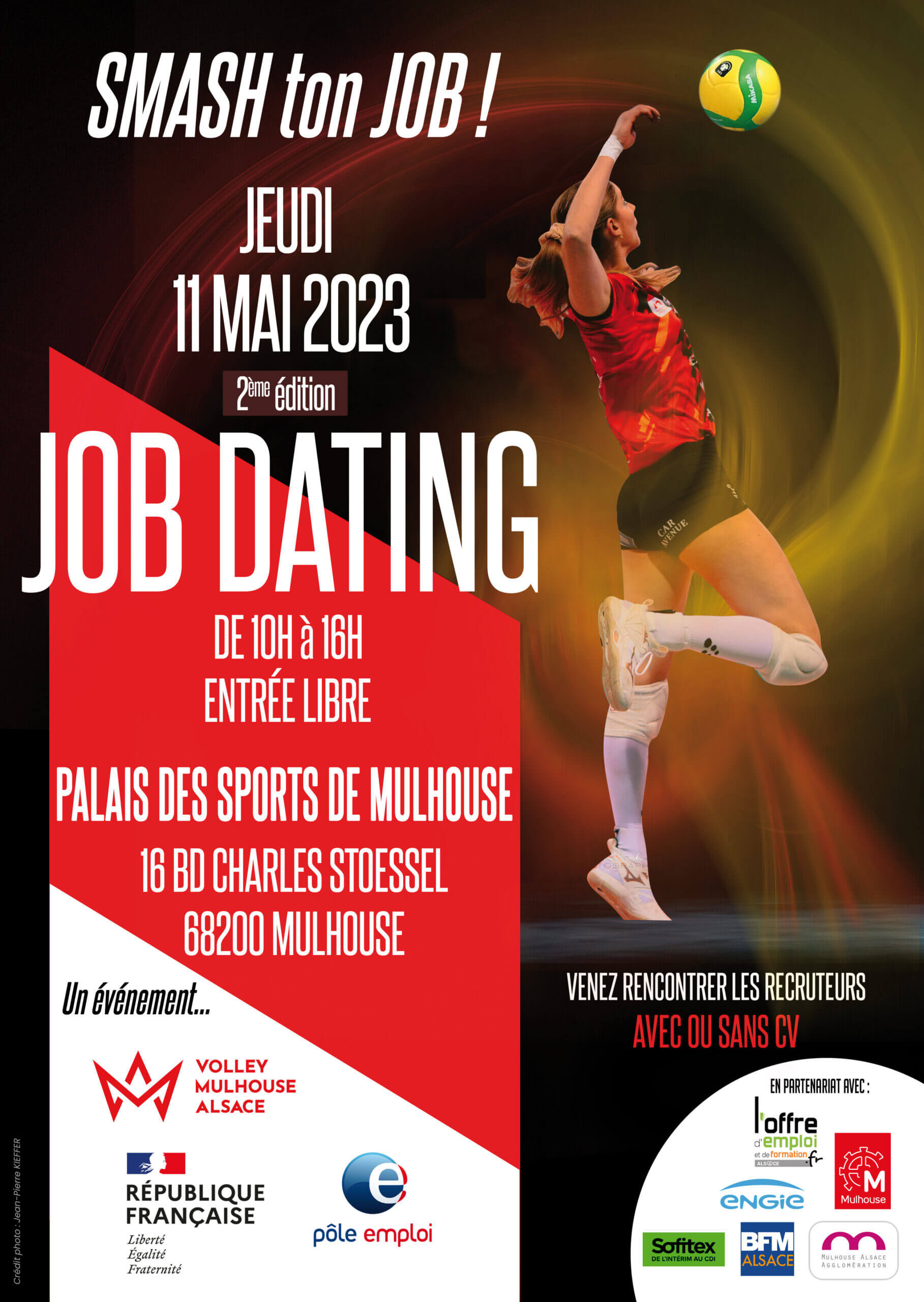 Evénement Job dating Mulhouse ASPTT le 11 mai 2023 10-16h